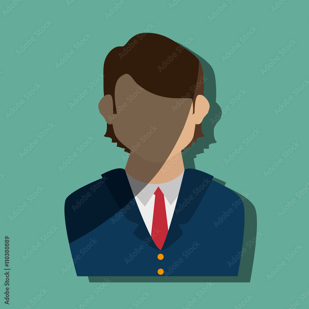business person avatar  design 