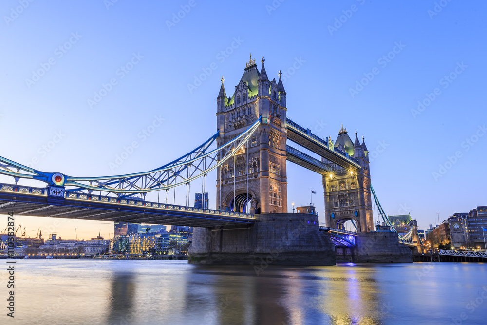 The famous Tower Bridge