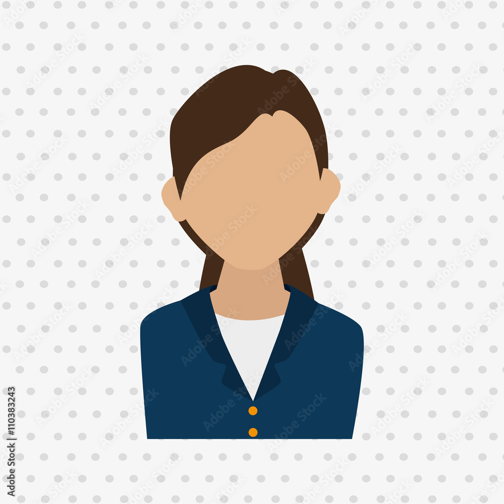 business person avatar  design 