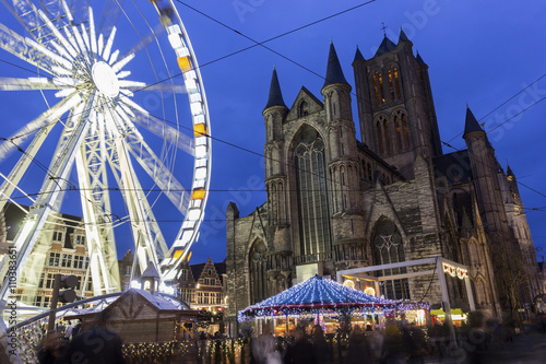 Saint Nicholas' Church in Ghent in Belgium