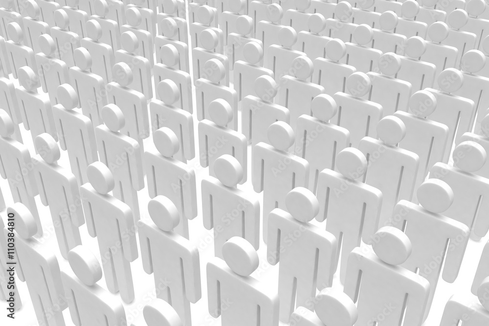 group of people figures on white background. 3d rendering. group of people figures on white background. 3d rendering.