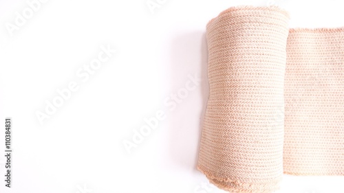 Foto bandage with white background