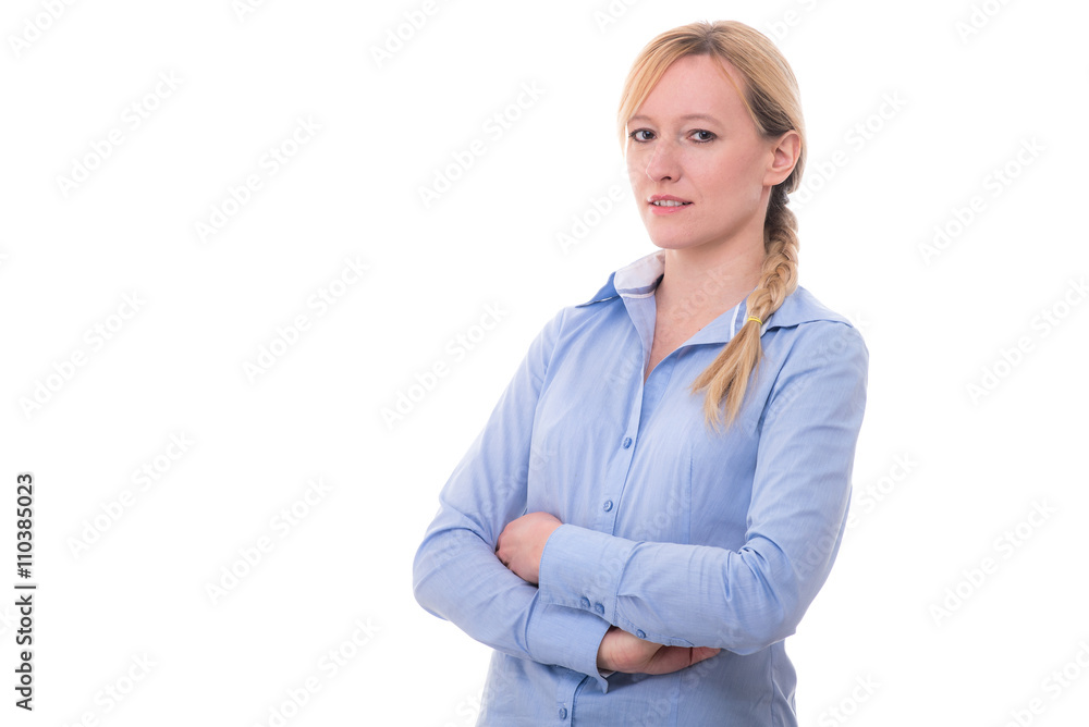 selbstbewußte blonde geschäftsfrau selbstbewußte blonde geschäftsfrau