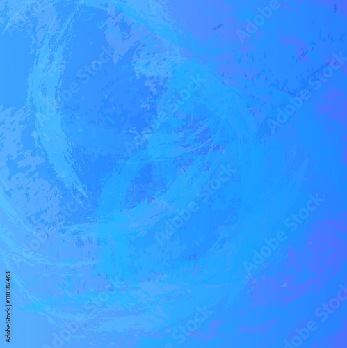 Abstract background. The surface stained with paint. Carelessly painted wall.  Vector illustration. Blue colors