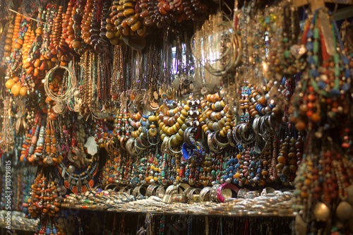 Necklaces and bracelets craft in Eastern markets   © corradobarattaphotos