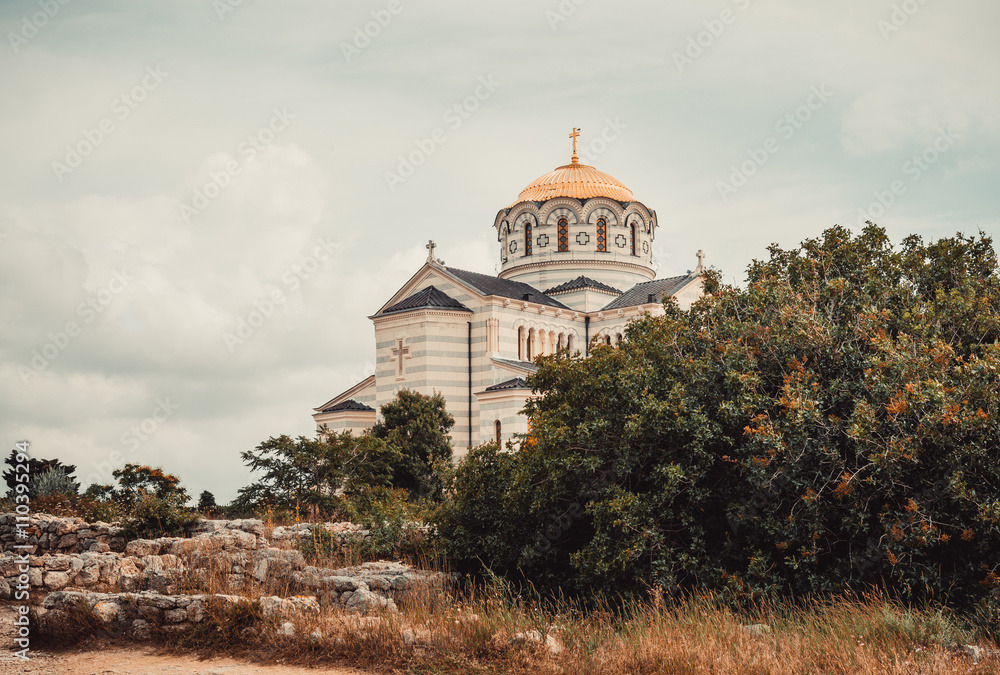 Vladimirsky cathedral in Chersonese, Crimea