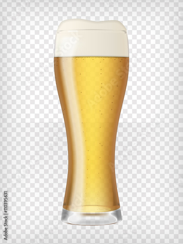 Realistic Mug with Beer