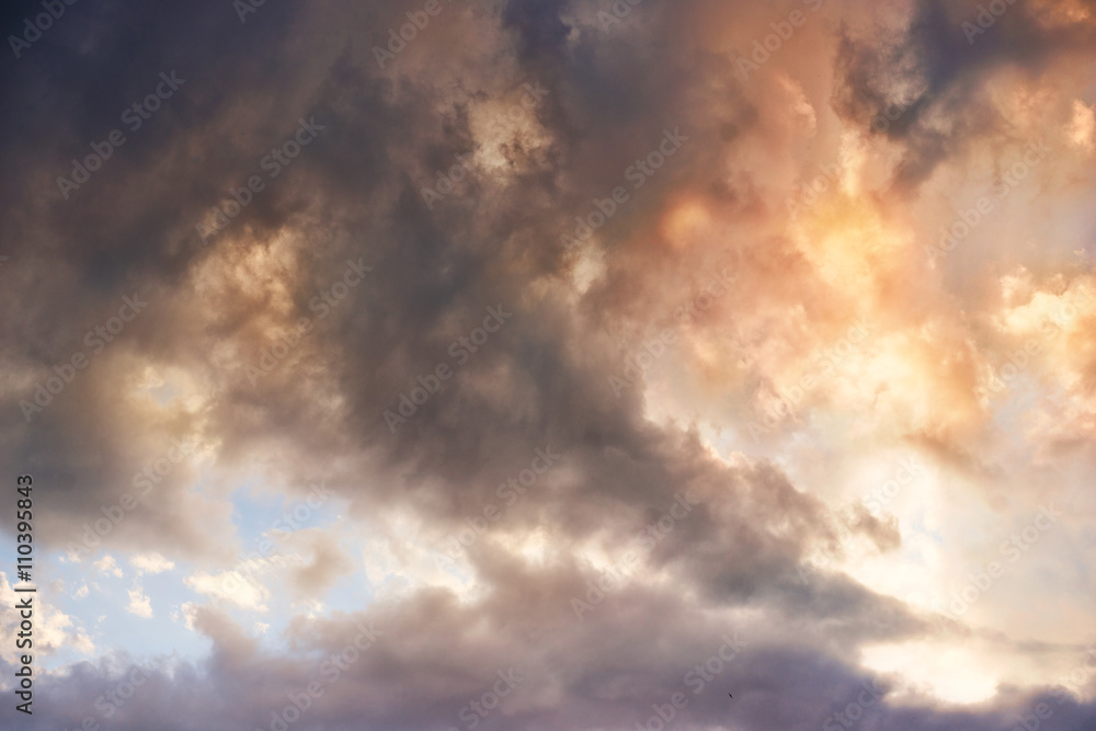 Clouds during sunset Clouds during sunset