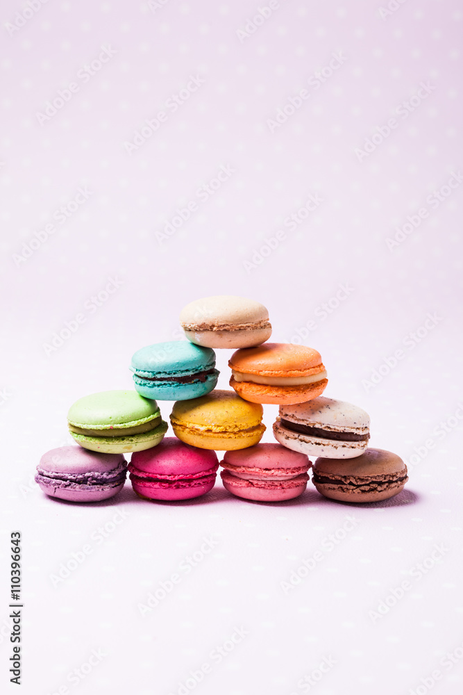 The Colorful macaroons The Colorful macaroons