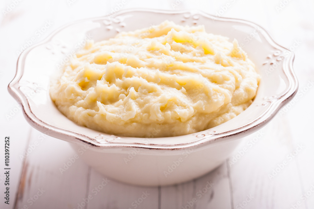 The mashed potato