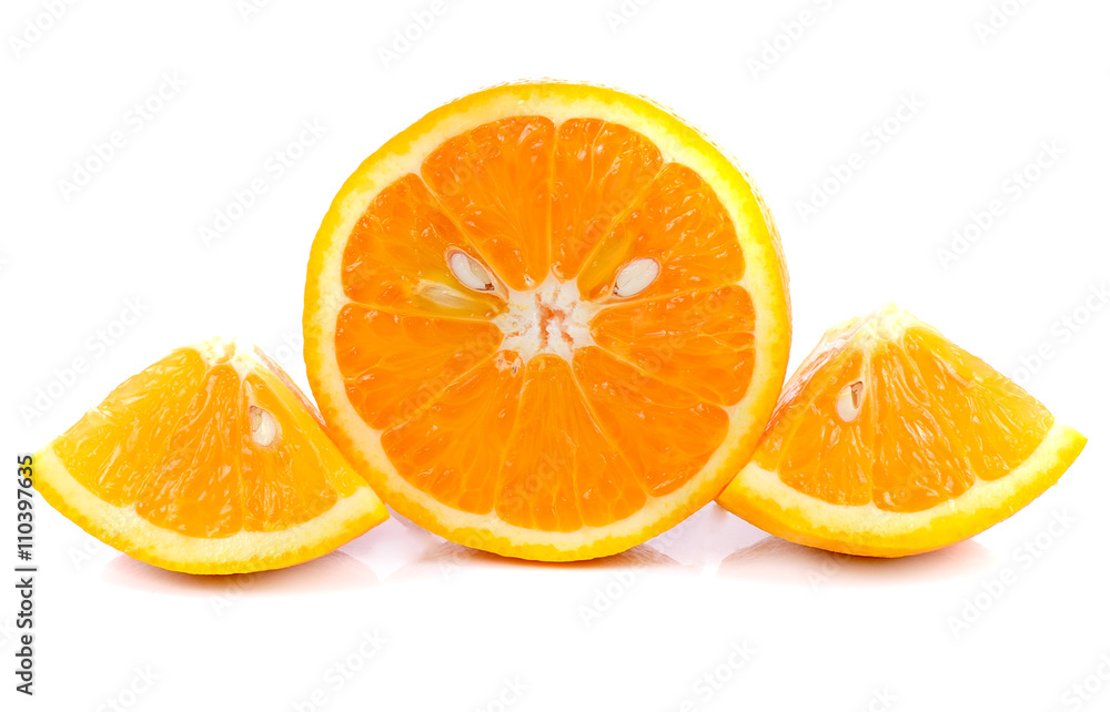 oranges on white background oranges on white background