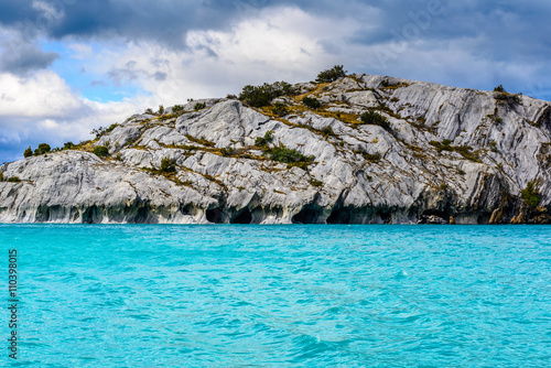 Marble Caves of lake General Carrera (Chile)