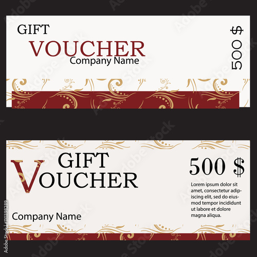 Gift voucher design