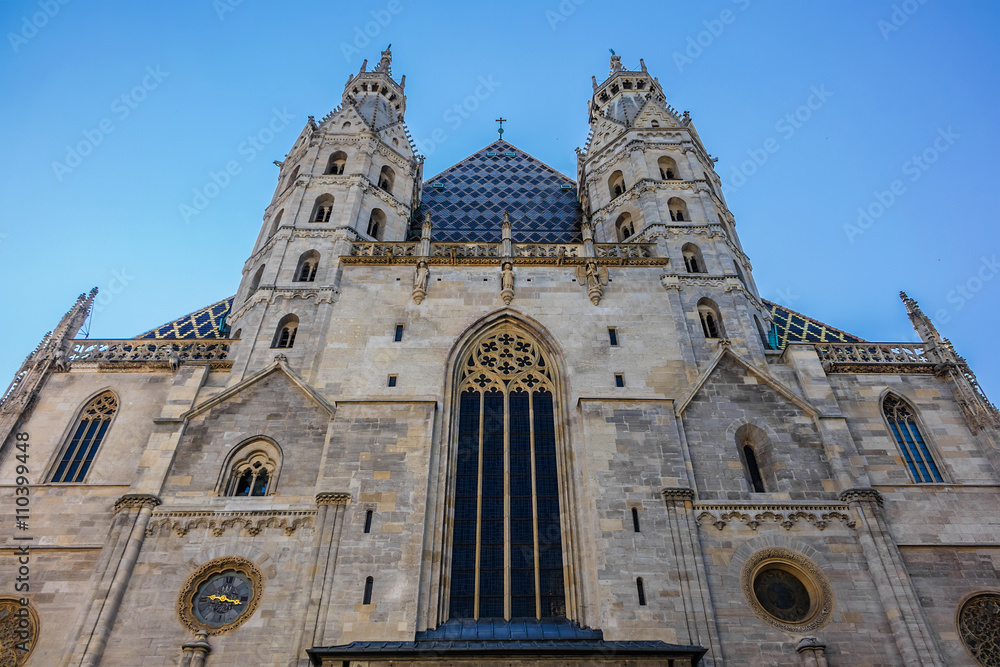 St. Stephan cathedral (Stephansdom, 1147) in Vienna, Austria.