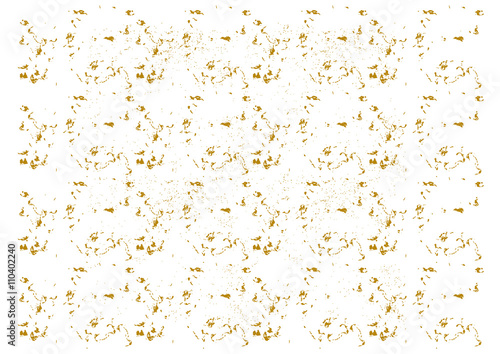 Decorative gold seamless silver texture on white background