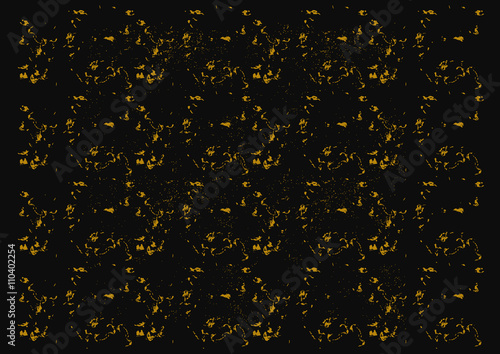Decorative gold seamless silver texture on white background