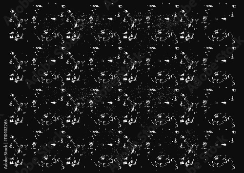 Decorative gold seamless silver texture on white background