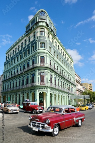 Old car in Havana. Cuba.  