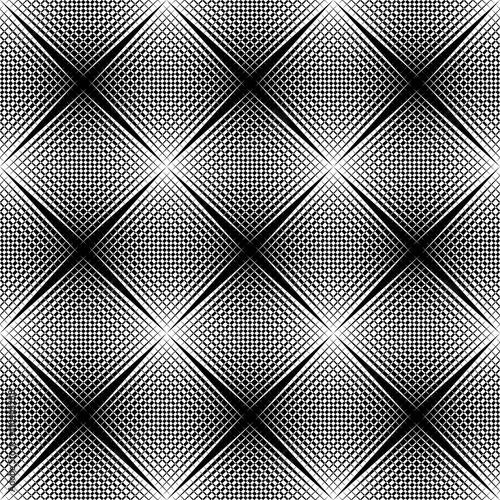 An elegant black and white, vector pattern