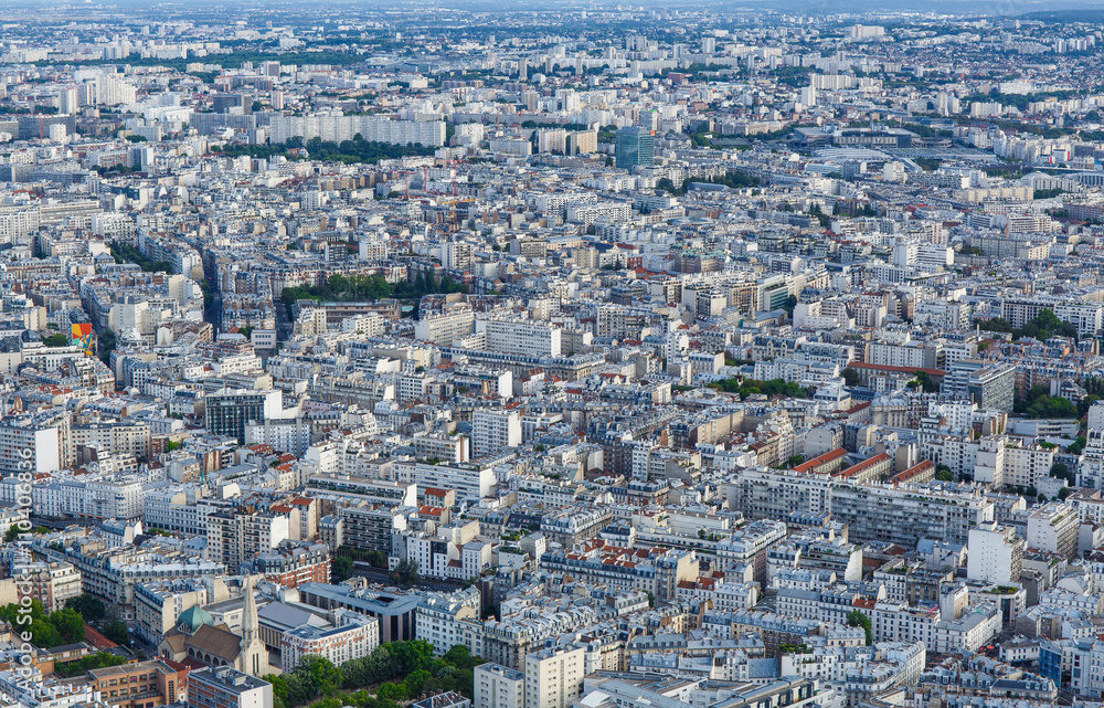 The rooftops of Paris