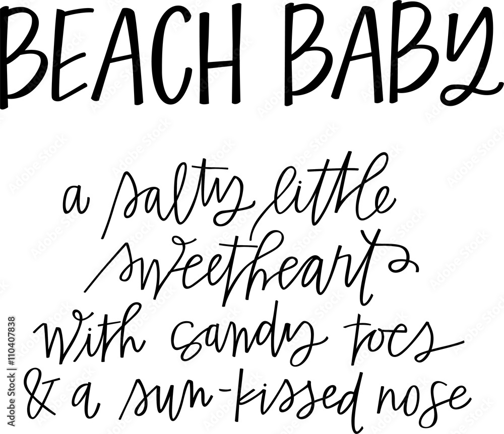 Obraz premium Beach Baby