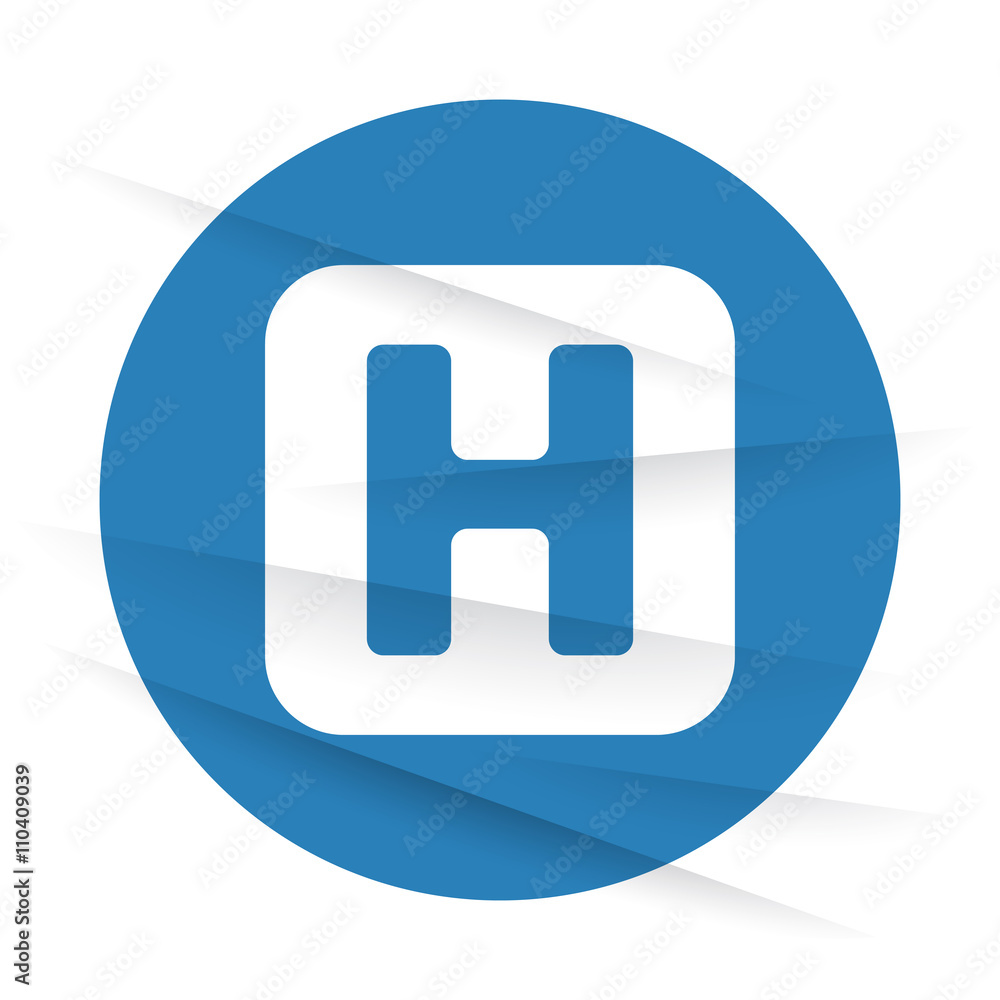 White Helicopter Platform icon label on wrinkled paper White Helicopter Platform icon label on wrinkled paper