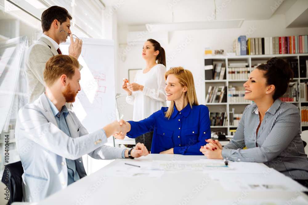 Fototapeta premium Agreement between company representatives