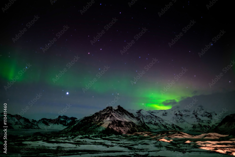Northern Lights Southern Iceland