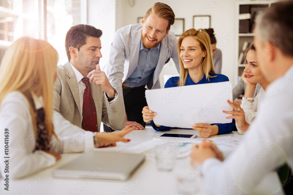 Business meeting and brainstorming Business meeting and brainstorming