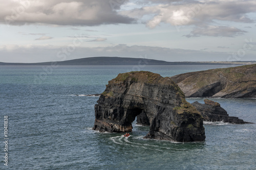 Virgin Rock, Nun's Beach, Ballybunion, Co. Kerry and Rescue team Ireland