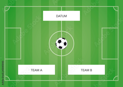 soccer field with copy space