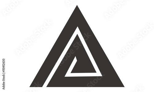 Free Download Triangle Letter A - GFXLoad