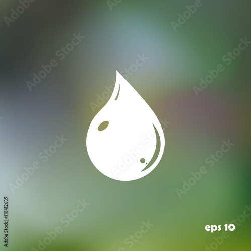  oil drop, icon