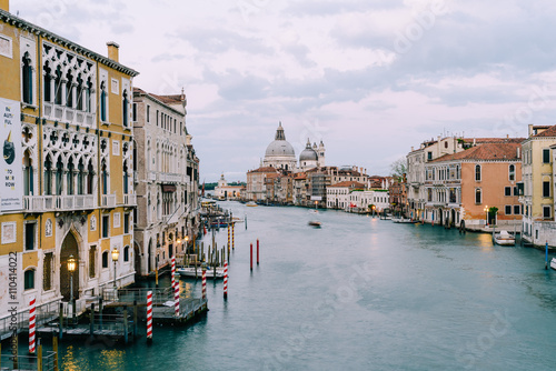 Grand Canal and Basilica Santa Maria della Salute, Venice, Italy © eliaskordelakos