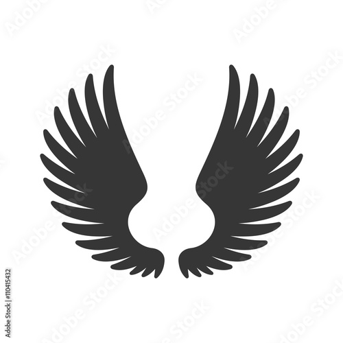 Wing Icon. Vector