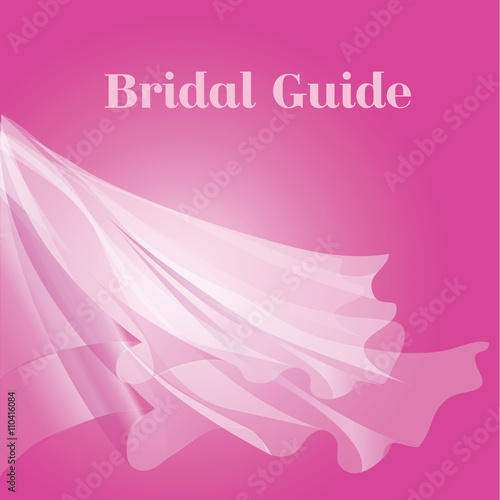 white transparent veil background vector illustration