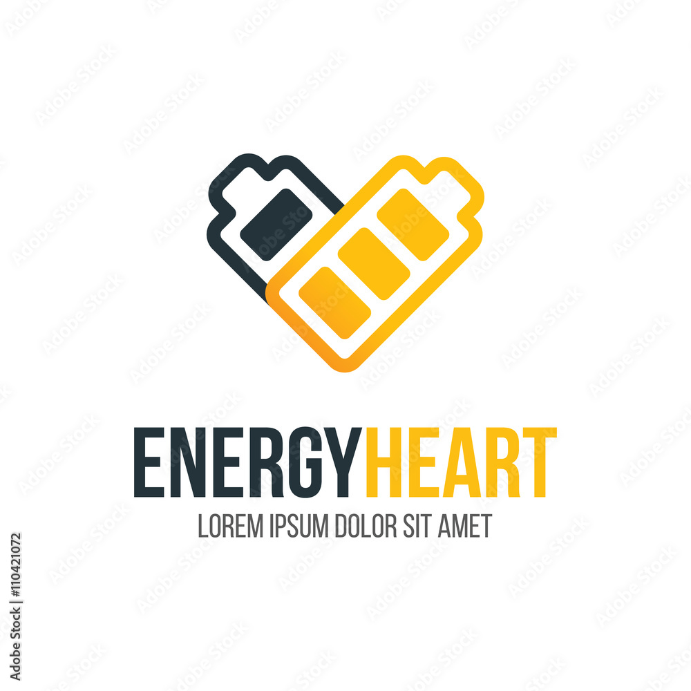 Energy company logo. Energy company logo.