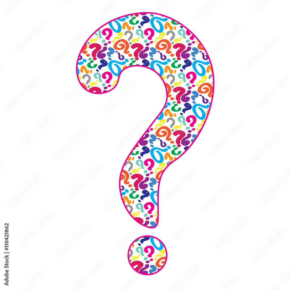 colorful question marks the concept of solutions to complex problems, find answers, challenge on white background, vector illustration colorful question marks the concept of solutions to complex problems, find answers, challenge on white background, vector illustration
