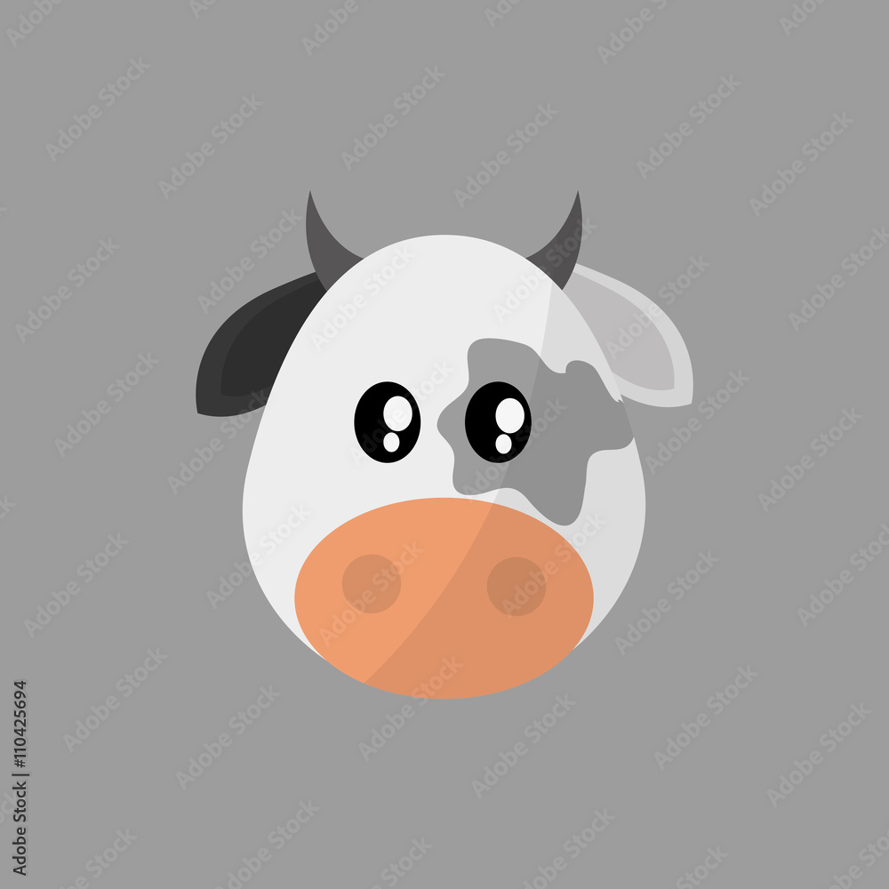 Fototapeta premium Animal design. cartoon icon. Colorful illustration