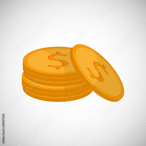 Money design. Payment icon. White background