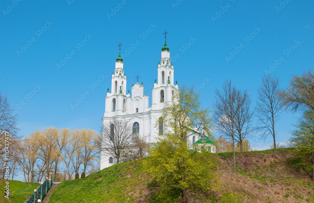 Saint Sophia Cathedral in Polotsk in Belarus, built in Vilna Baroque