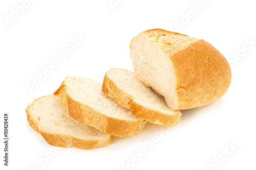 bread isolated on white background