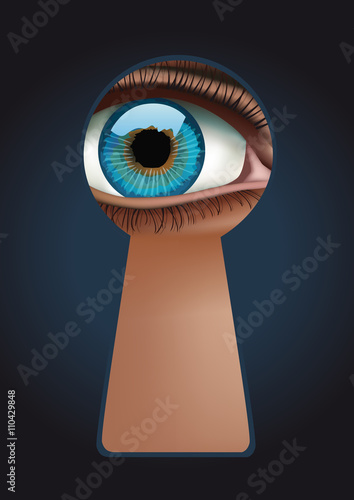 Trou de serrure - Oeil - Espionner