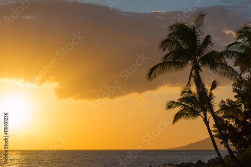 Fototapeta Naklejka Na Ścianę i Meble -  Maui Sunset