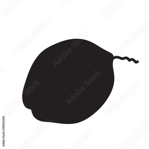 coconut icon vector