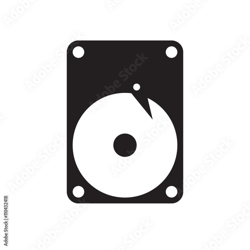 harddisk icon vector