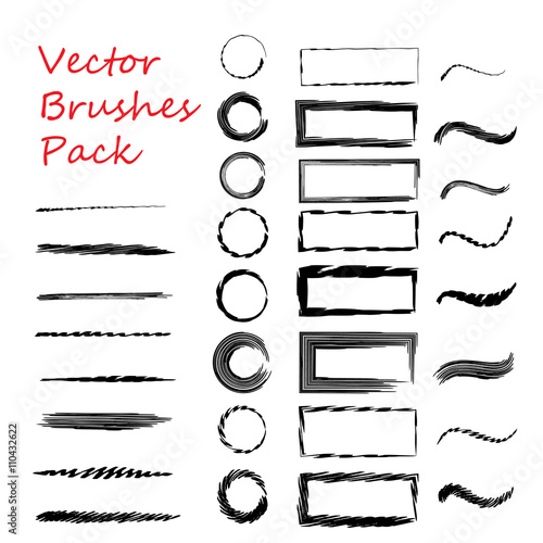 Hand drawn brushes