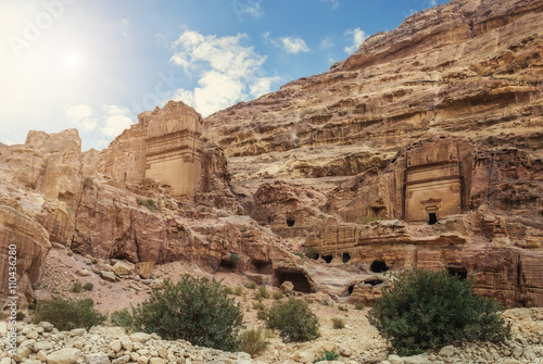 Nature of Petra, Jordan. Petra is one the New Seven Wonders of the World
