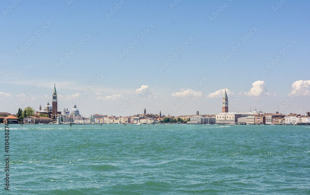 Venice in a bright shiny day. Italy. 
