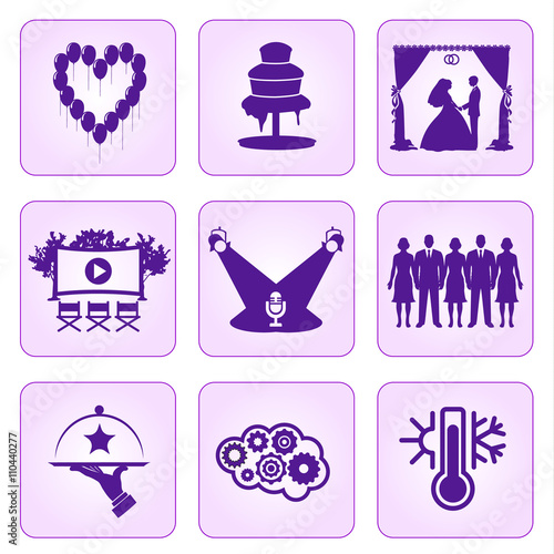 Wedding icons